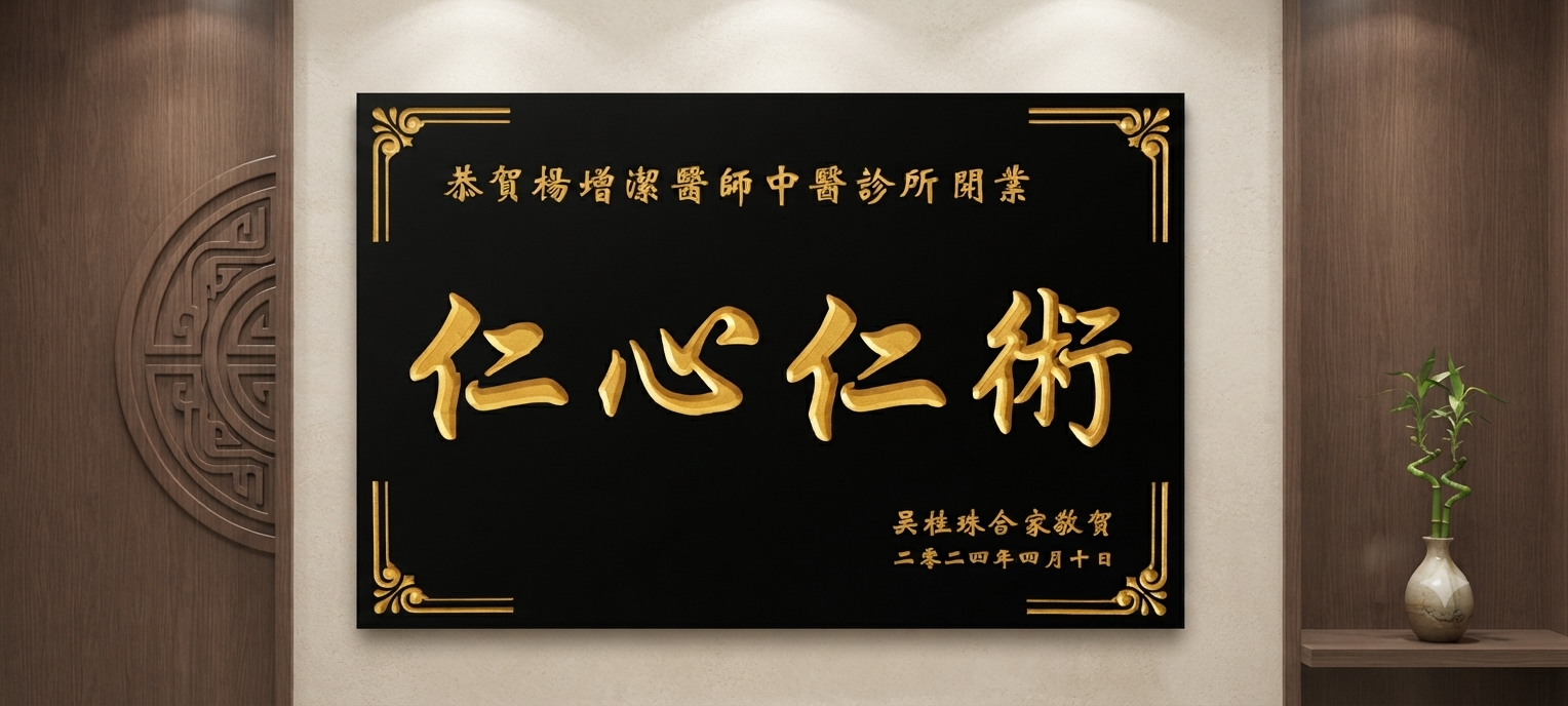 传统沉雕牌匾 — PVC压缩板沉雕工艺牌匾